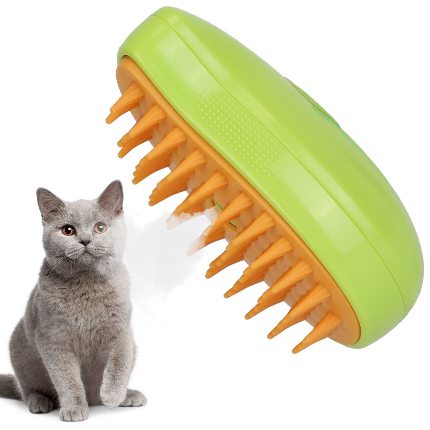 3 In 1 Cat Grooming Steam Brush Hair Brush with Steamer Pet Massage Comb Cleaning Brush for Cats Dogs USB Rechargeable 3 In 1 Cat Grooming Steam Brush Hair Brush with Steamer Pet Massage Comb Cleaning Brush for Cats Dogs USB Rechargeable